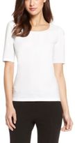 Thumbnail for your product : HUGO BOSS 'E4412' - Stretch Jersey Elbow Sleeve Top