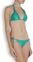 Thumbnail for your product : ViX Solid turquoise bikini top