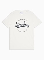 Thumbnail for your product : Topman White Logo T-Shirt