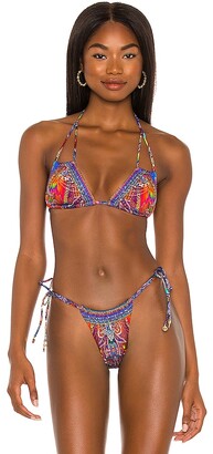 Camilla Double Strap Triangle Bikini Top