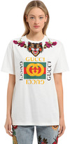 Gucci T-Shirt En Jersey Imprimé Et Br 