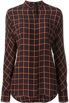 Thumbnail for your product : Theory checked blouse