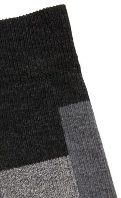HUGO BOSS Ribbed boot socks with contrast squares in wool blend