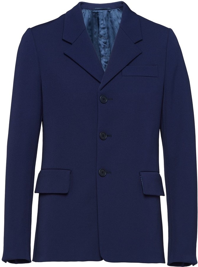 Prada Technical Gabardine Jacket ShopStyle Outerwear