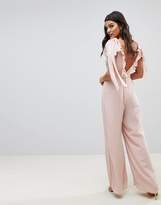 Thumbnail for your product : ASOS Design Jumpsuit with Soft Ruffle Detail