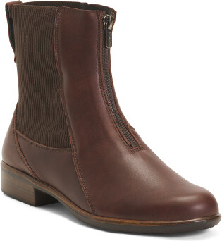 TJMAXX Leather Norther Pull On Comfort Booties For Women