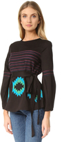 Thumbnail for your product : Cynthia Rowley Embroidered Top