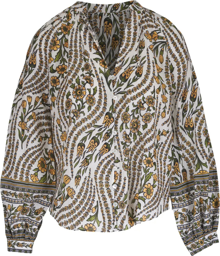 Veronica Beard Ailani floral-print blouse