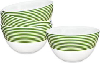 Caskata Newport Stripe Verde Cereal Bowl