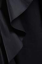 Thumbnail for your product : GOEN.J One-shoulder Ruffled Cotton-blend Poplin Mini Dress