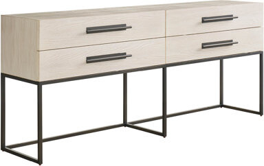 Universal Furniture Dwell 76'' Solid Wood Top Console Table