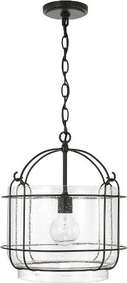 Capital Lighting CapitalLightingHarmon1-LightPendantinMatteBlack