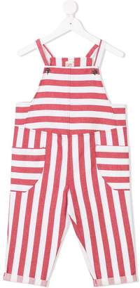 Caffe Caffe' D'orzo striped dungarees