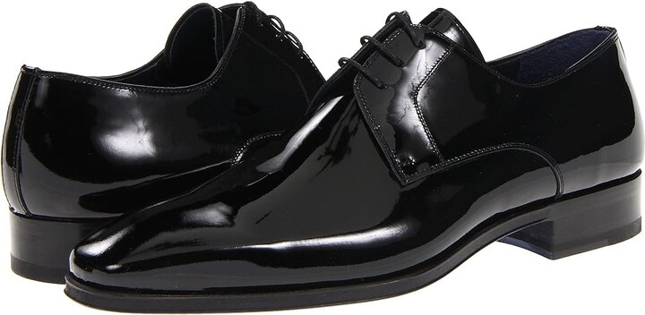 Magnanni Dante Men's Lace up casual Shoes Black Patent : 8 M, Leather