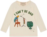 Thumbnail for your product : Gucci Baby 'I can't be bad' cotton sweatshirt