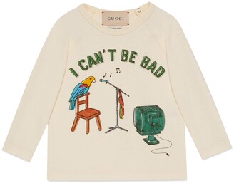Gucci Baby 'I can't be bad' cotton sweatshirt