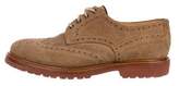 Thumbnail for your product : Brunello Cucinelli Wingtip Suede Derby Brogues