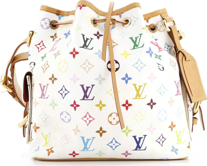 Louis Vuitton Petit Noe Handbag Monogram Multicolor