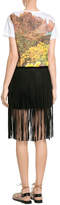 Thumbnail for your product : McQ Fringed Suede Mini Skirt