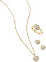 Thumbnail for your product : Effy Diamond Heart Stud Earrings (1/2 ct. t.w.) in 14k White, Yellow, or Rose Gold