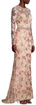 Thumbnail for your product : Mac Duggal Floral Embroidered Tulle Column Gown