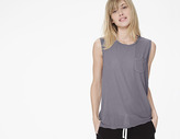 Thumbnail for your product : James Perse High Gauge Jersey Shell Tank