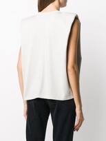 Thumbnail for your product : Styland boxy sleeveless T-shirt