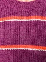 Thumbnail for your product : Ami Striped crew neck Sweater
