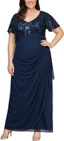 Thumbnail for your product : Alex Evenings Empire Waist Evening Gown