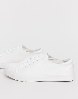 silver trainers new look