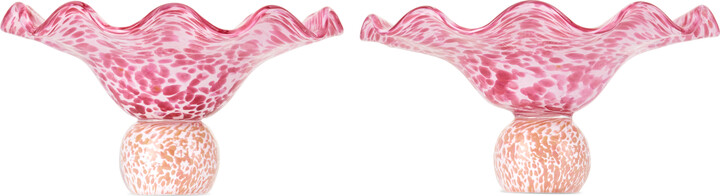 Laetitia Rouget Pink & Yellow Lola Soucoupe Dishes