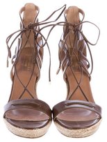 Thumbnail for your product : Aquazzura Espadrille Wedge Sandals