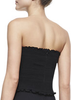 Thumbnail for your product : Catherine Malandrino Silk Strapless Slouchy Jumpsuit