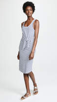Thumbnail for your product : Monrow Stripe Dress with Tie Front