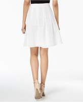 Thumbnail for your product : Nine West Eyelet Lace A-Line Skirt