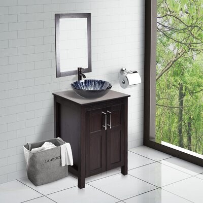 Single Bathroom Vanity Set With Mirror, 24 Single Bathroom Vanity Set With Mirror