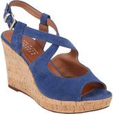 Thumbnail for your product : Barneys New York Crisscross-Strap Wedge Platform Sandals