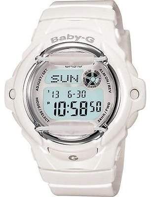 Baby-G Generic Casio Women's 'Baby-g White Watch Steko LTD