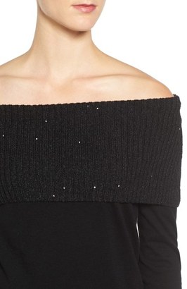 MICHAEL Michael Kors Women's Sequin Cowl Sweater