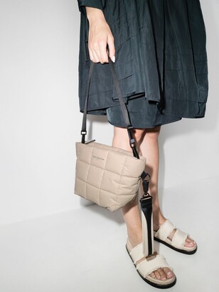 VeeCollective Neutral Porter Quilted Cross Body Bag