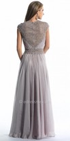 Thumbnail for your product : Dave and Johnny Illusion Lace Applique Waistband Prom Dresses