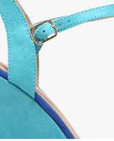Thumbnail for your product : Forever 21 Colorblocked Wedge Sandals