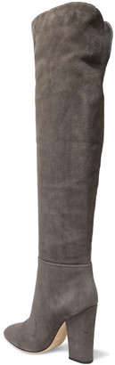 Sergio Rossi Scarlett Suede Over-the-knee Boots
