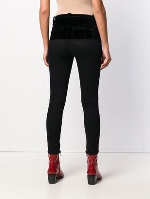 Unravel Project Front Fastened Skinny Jeans