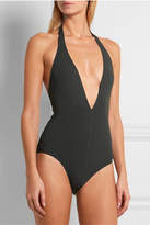 Thumbnail for your product : Eres Les Essentiels Cachette Halterneck Swimsuit - Anthracite