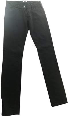 Masscob Black Cotton Trousers for Women