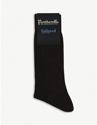 Pantherella Short ribbed cotton socks
