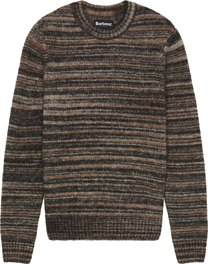 Barbour Pateley Crewneck Sweater in Brown