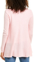 Thumbnail for your product : Forte Cashmere Back Detail Cashmere Cardigan