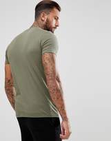Thumbnail for your product : Hype Muscle T-Shirt In Khaki With Speckle Logo
